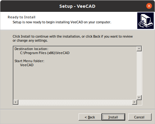 More information about "Installing VeeCAD Under Linux Wine"